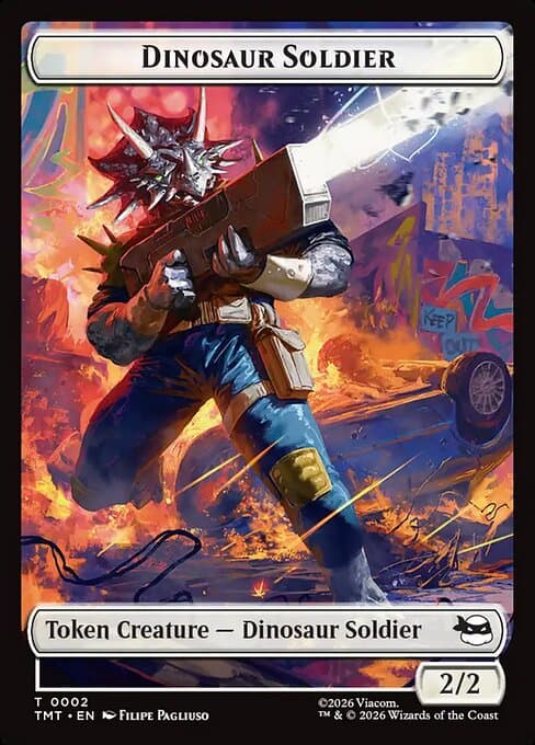 Dinosaur Soldier Token (0002)